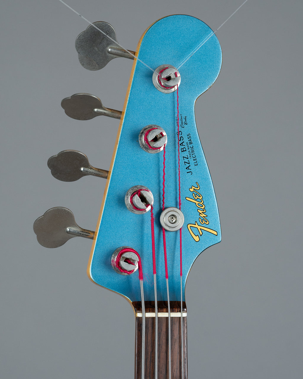 c2007 Fender JB-62 Jazz Bass (Japan, Ocean Turquoise Metallic, Matching Headstock)