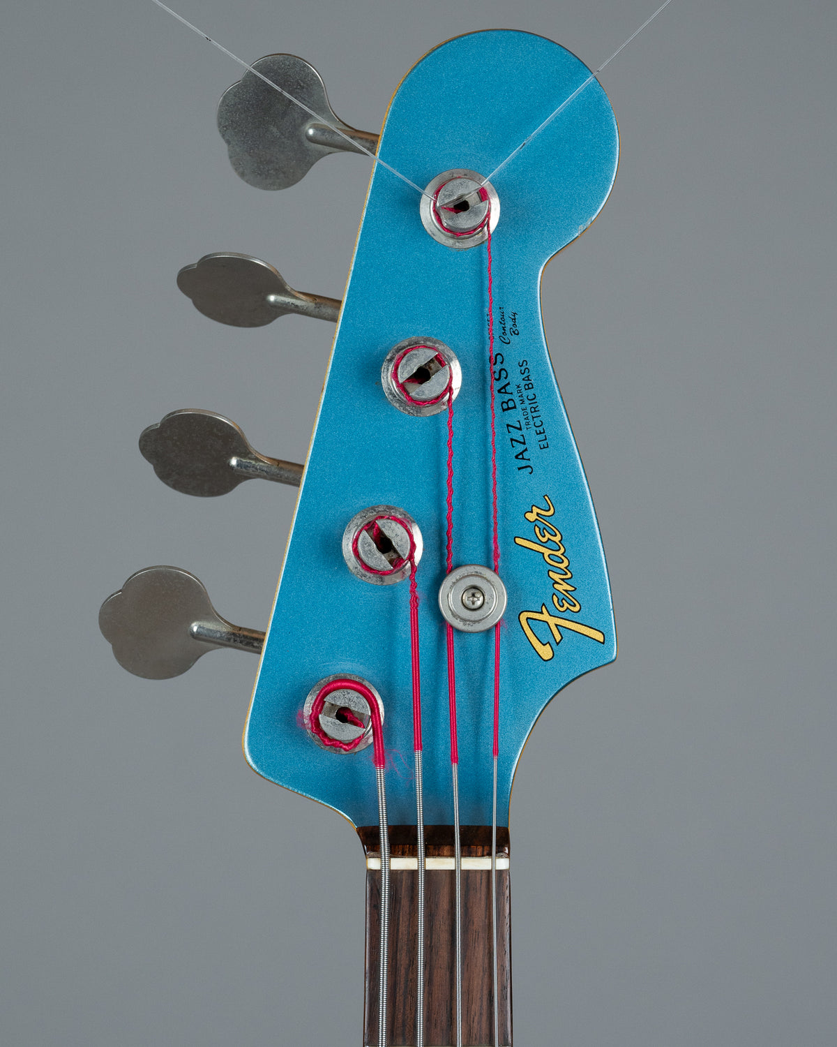 c2007 Fender JB-62 Jazz Bass (Japan, Ocean Turquoise Metallic, Matching Headstock)