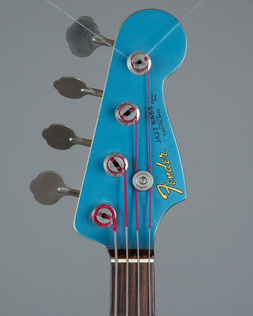 c2007 Fender JB-62 Jazz Bass (Japan, Ocean Turquoise Metallic, Matching Headstock)