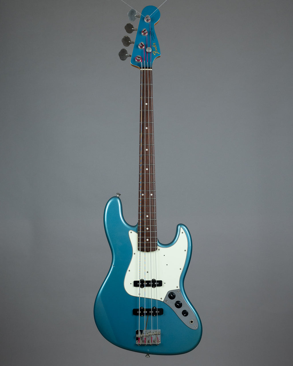 c2007 Fender JB-62 Jazz Bass (Japan, Ocean Turquoise Metallic, Matching Headstock)