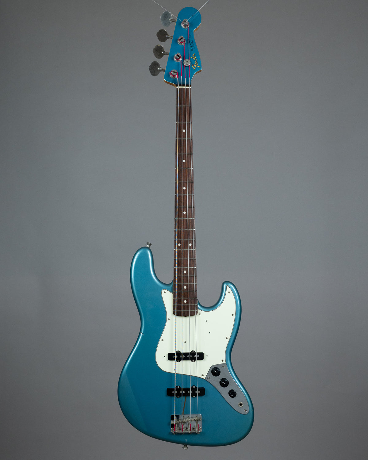 c2007 Fender JB-62 Jazz Bass (Japan, Ocean Turquoise Metallic, Matching Headstock)