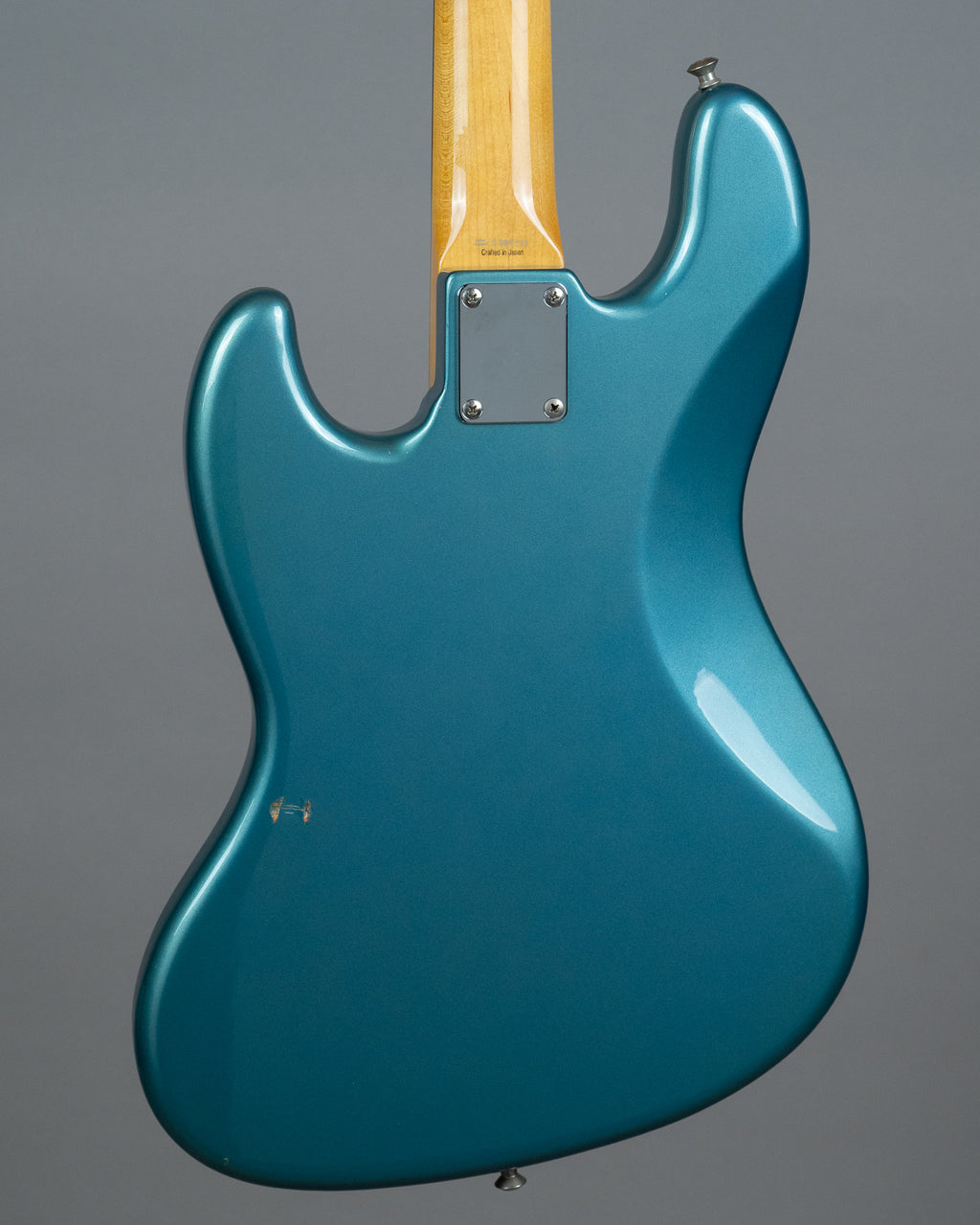 c2007 Fender JB-62 Jazz Bass (Japan, Ocean Turquoise Metallic, Matching Headstock)