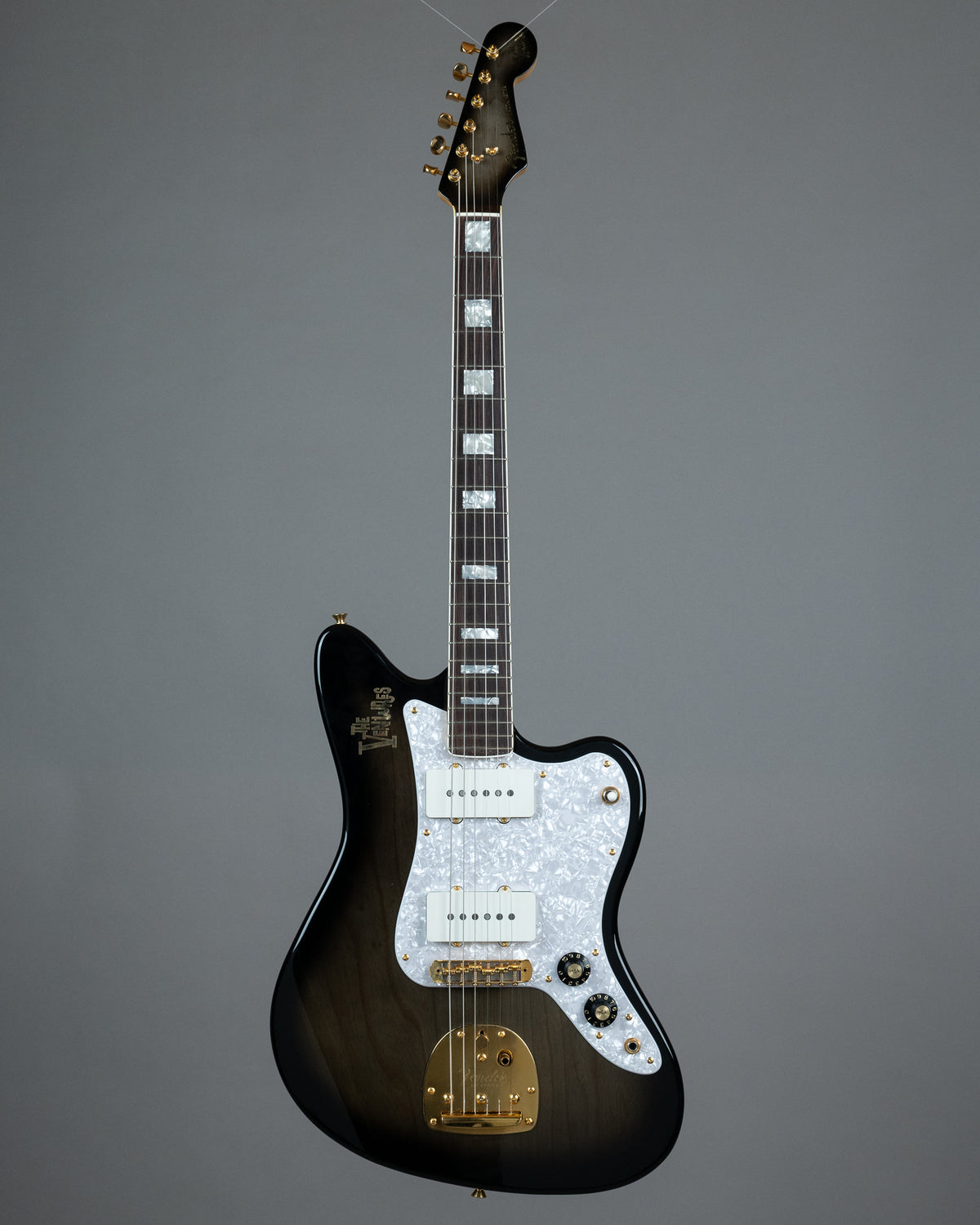1996 Fender Limited Edition Ventures Jazzmaster JM-165VR (Japan, Midnight Black Translucent, OHSC)