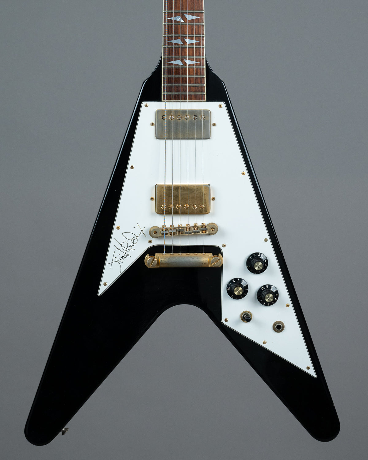 1992 Gibson 'Hall Of Fame' Hendrix Flying V 049/400 (USA, Ebony, OHSC)
