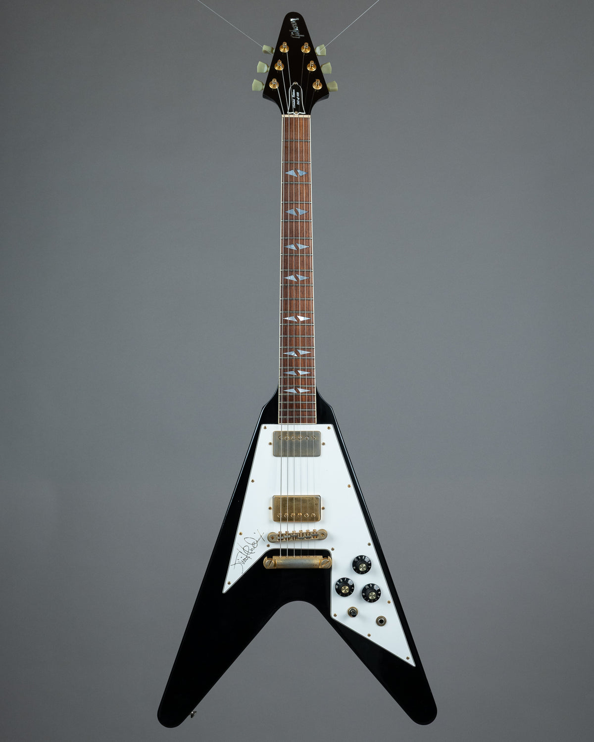 1992 Gibson 'Hall Of Fame' Hendrix Flying V 049/400 (USA, Ebony, OHSC)