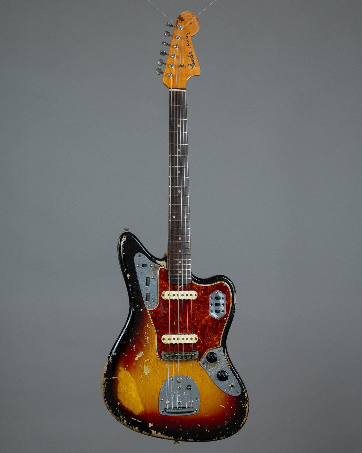 1963 Fender Jaguar (USA, Sunburst, HSC)