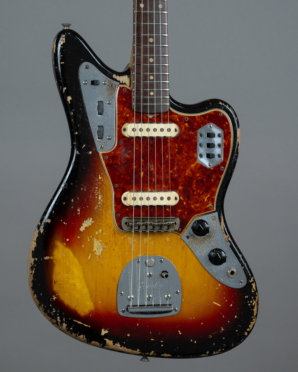 1963 Fender Jaguar (USA, Sunburst, HSC)