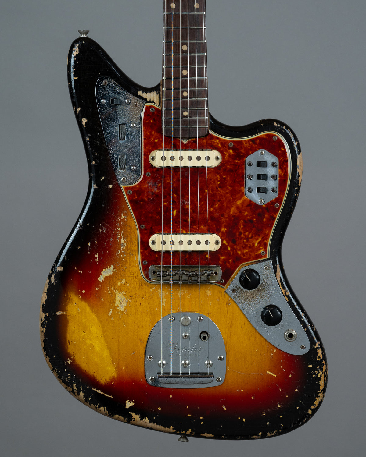 1963 Fender Jaguar (USA, Sunburst, HSC)