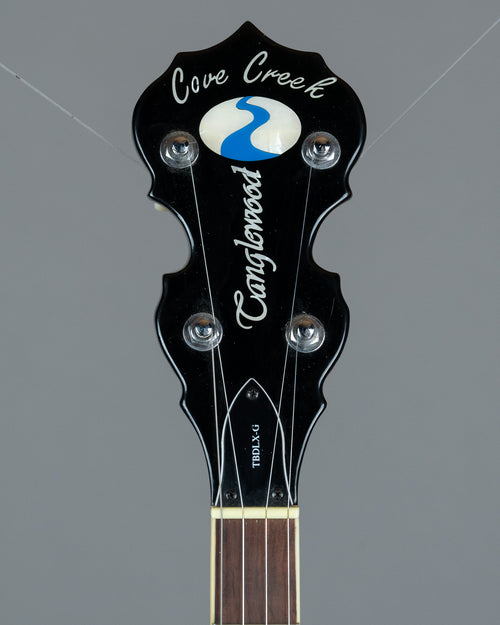 c2010s Tanglewood TBDLX-G 'Cove Creek' 5 String Banjo (China, Black)
