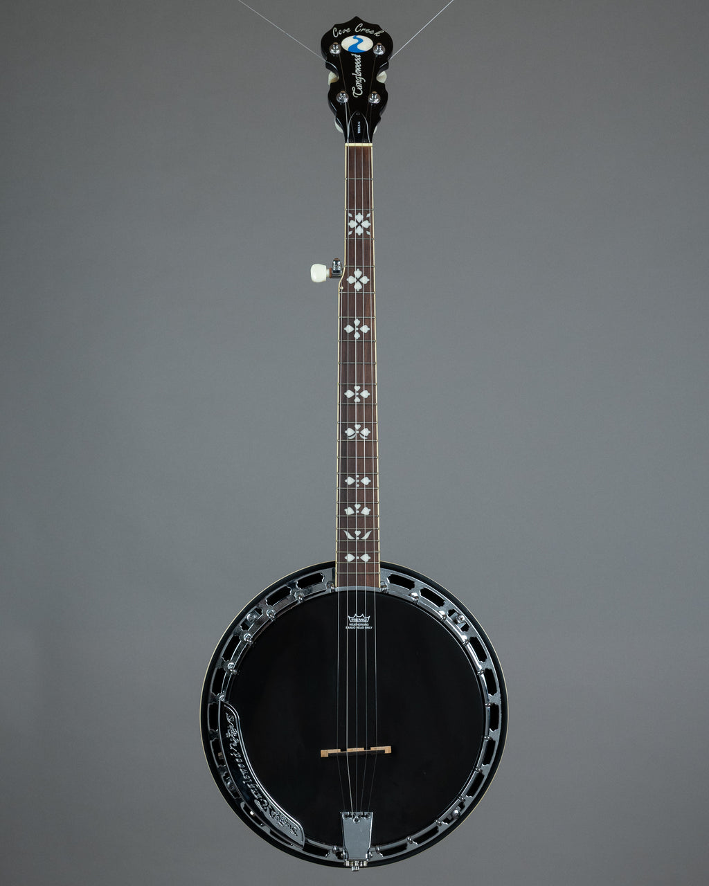c2010s Tanglewood TBDLX-G 'Cove Creek' 5 String Banjo (China, Black)