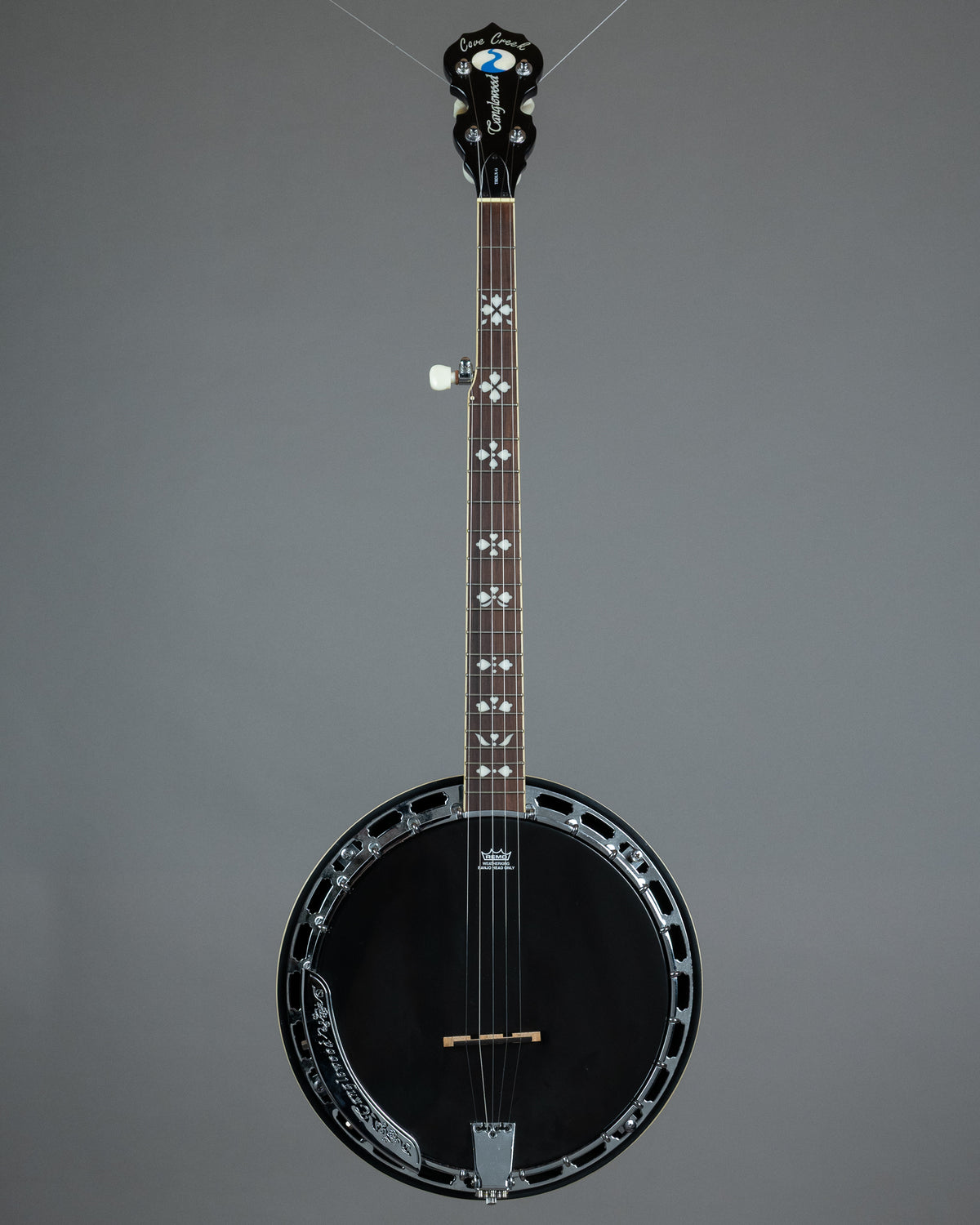 c2010s Tanglewood TBDLX-G 'Cove Creek' 5 String Banjo (China, Black)