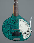 c2000s Jerry Jones "Baby Sitar" (USA, Green Crackle)