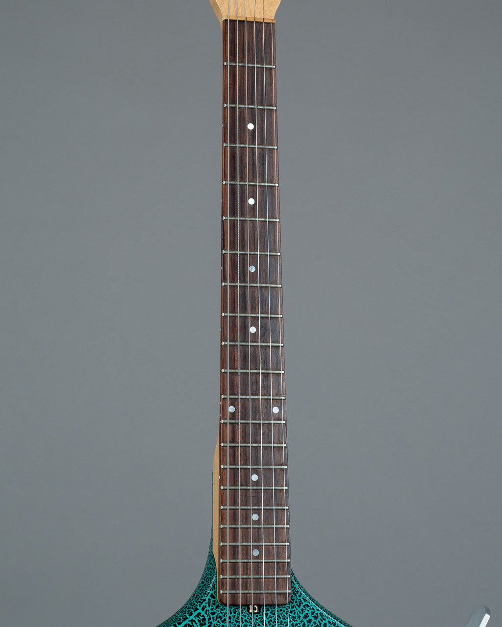c2000s Jerry Jones "Baby Sitar" (USA, Green Crackle)
