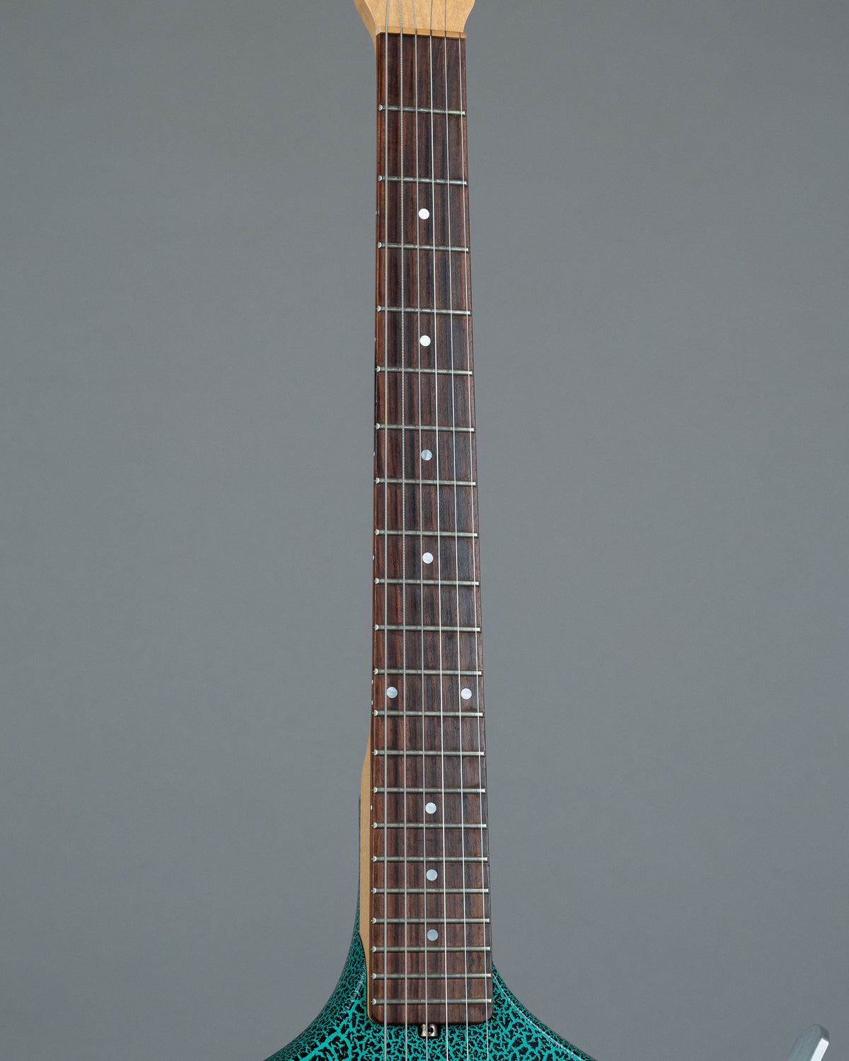 c2000s Jerry Jones "Baby Sitar" (USA, Green Crackle)