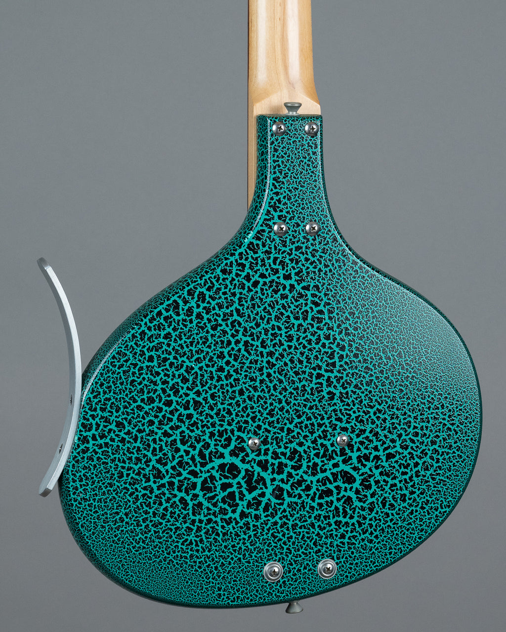 c2000s Jerry Jones "Baby Sitar" (USA, Green Crackle)