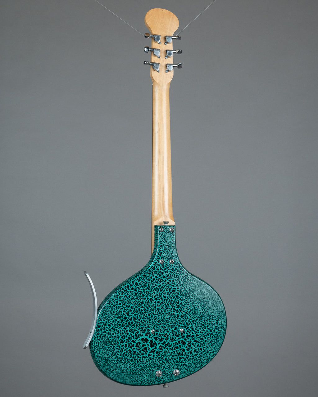 c2000s Jerry Jones "Baby Sitar" (USA, Green Crackle)