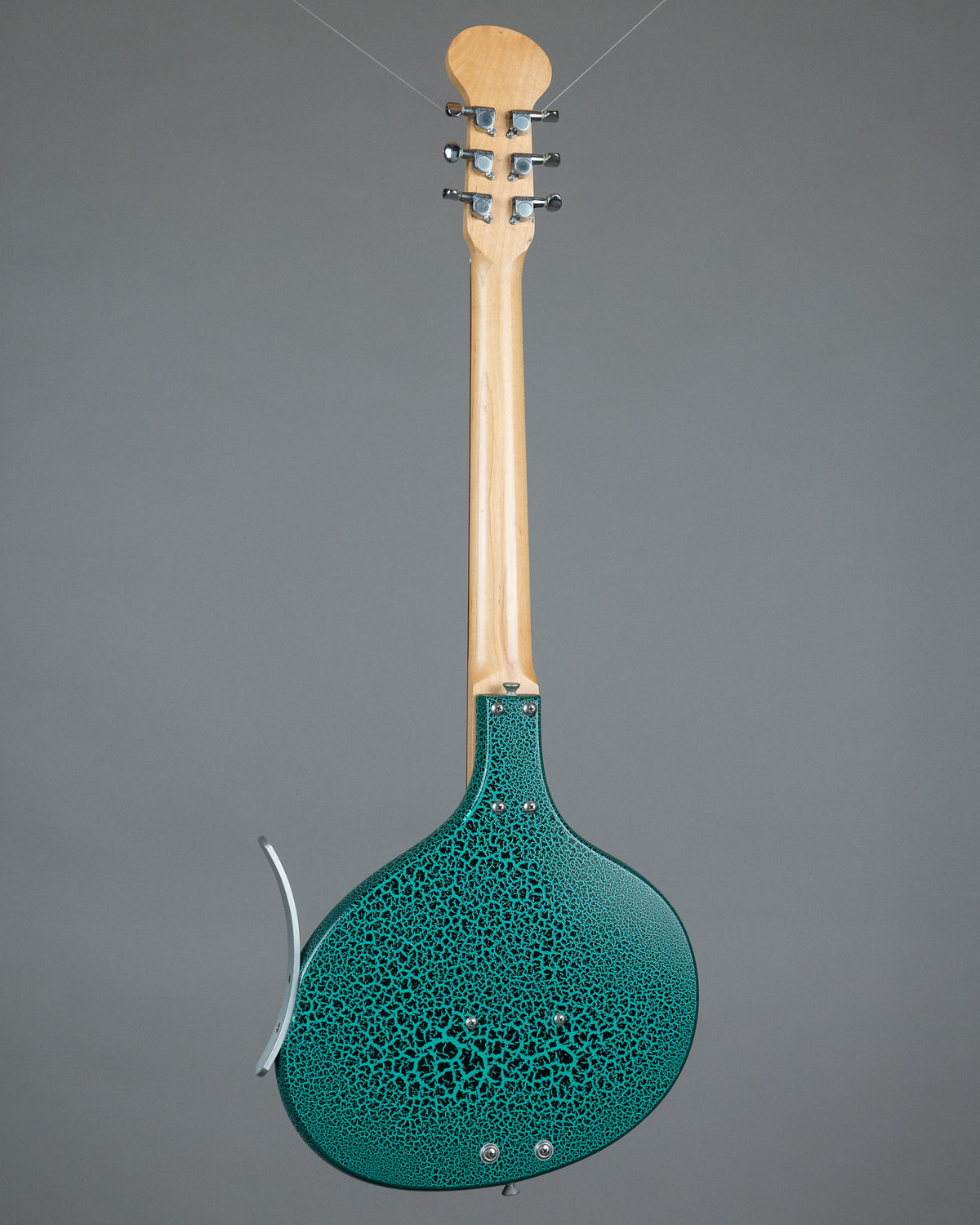 c2000s Jerry Jones "Baby Sitar" (USA, Green Crackle)