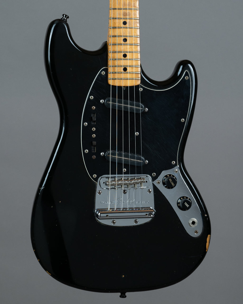 c1978 Fender Mustang MOD (USA, Black)