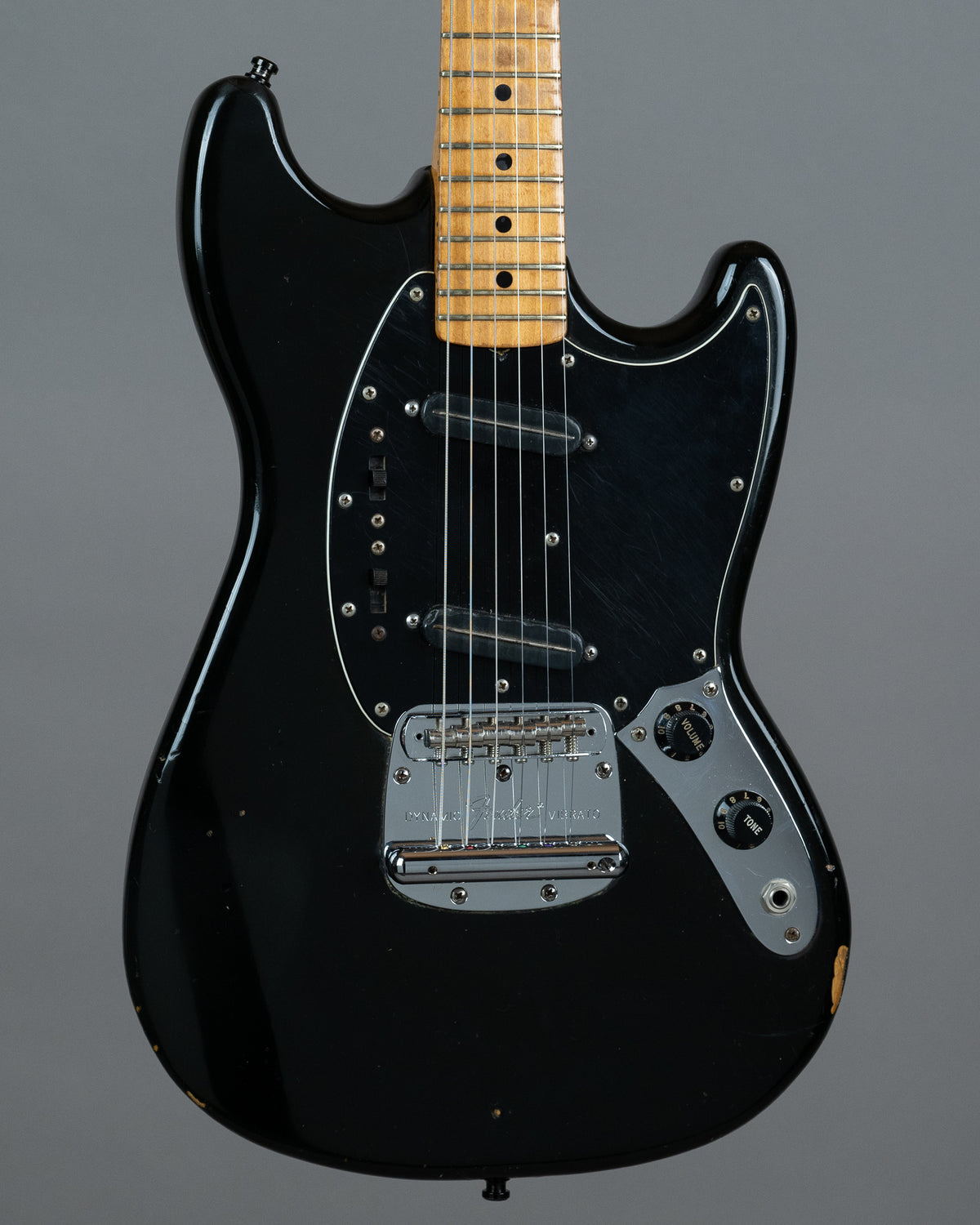 c1978 Fender Mustang MOD (USA, Black)