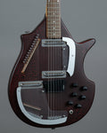 c2000s Stars ELS-1RD Electric Sitar (Japan, Red Crackle, OHSC)