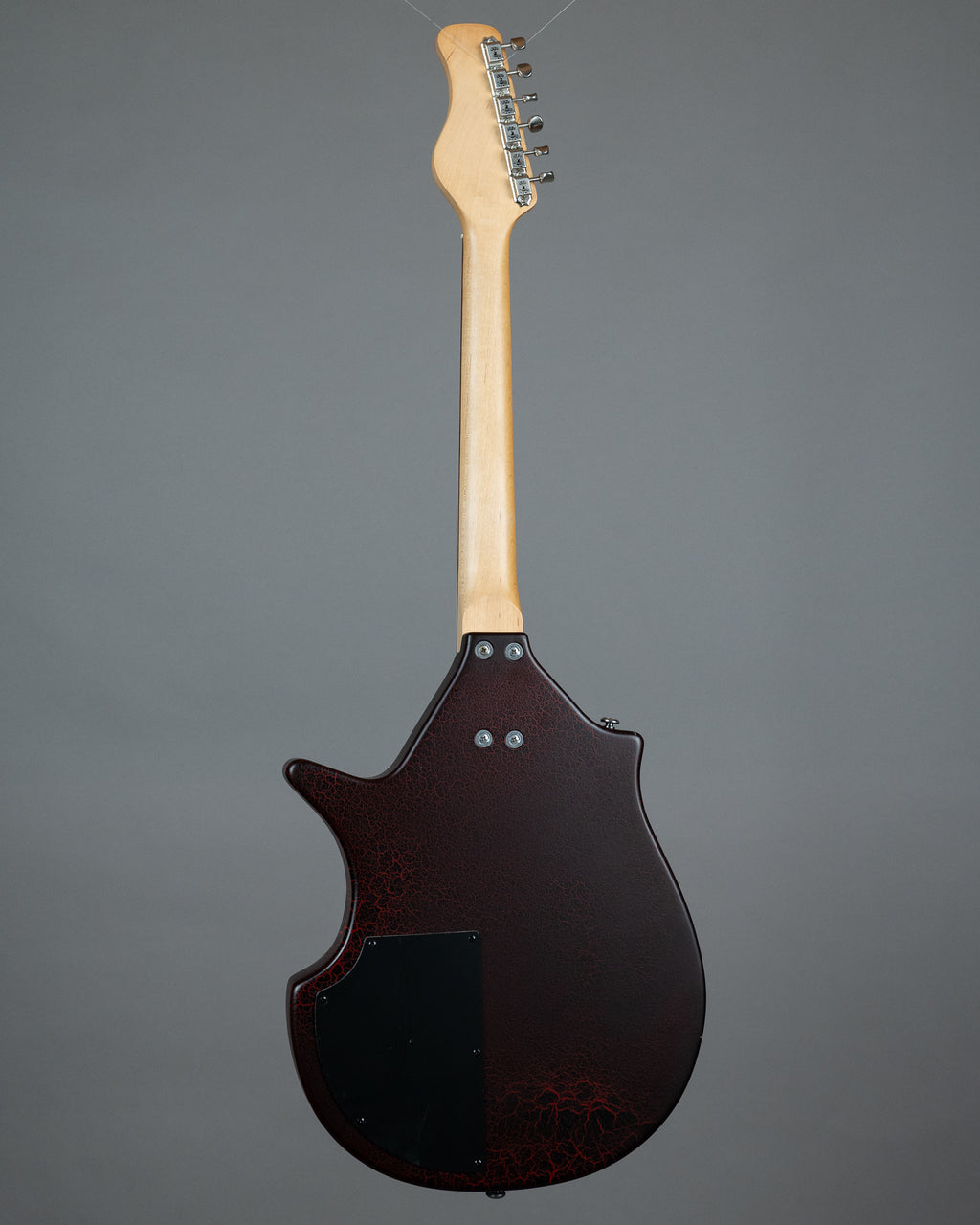 c2000s Stars ELS-1RD Electric Sitar (Japan, Red Crackle, OHSC)