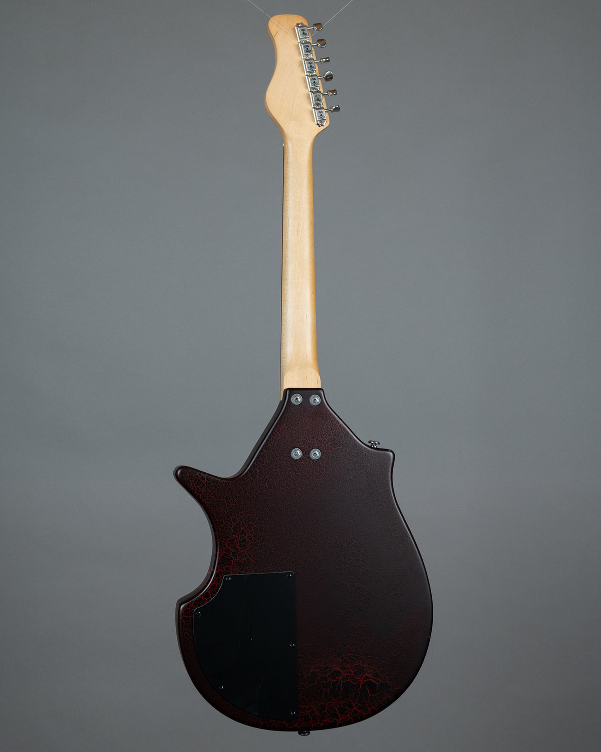 c2000s Stars ELS-1RD Electric Sitar (Japan, Red Crackle, OHSC)