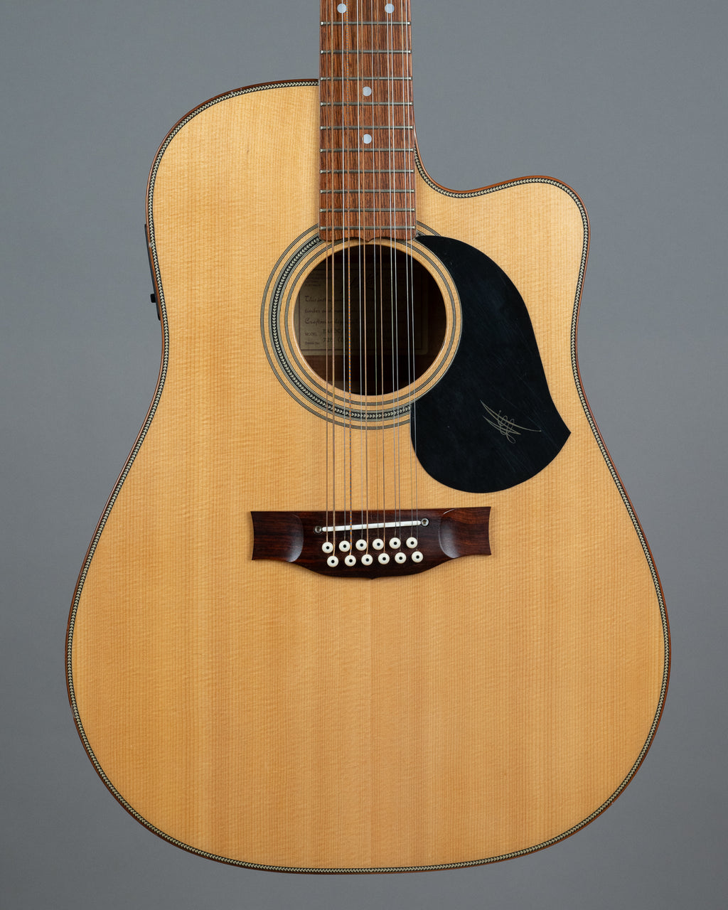 2002 Maton Australian EA80C/12 'Paul Thompson' (Australia, Natural Gloss, Pickup, Tommy Emmanuel Signed, OHSC)
