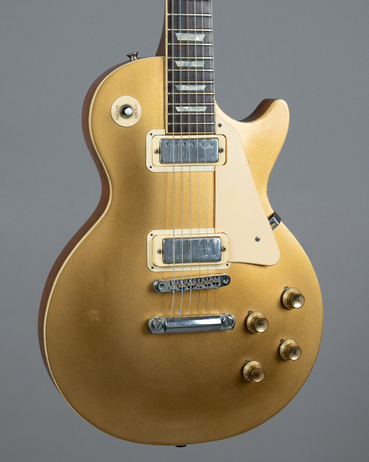 c1973 Gaban FLG-DX750G 'Les Paul Deluxe' (Japan, Goldtop)