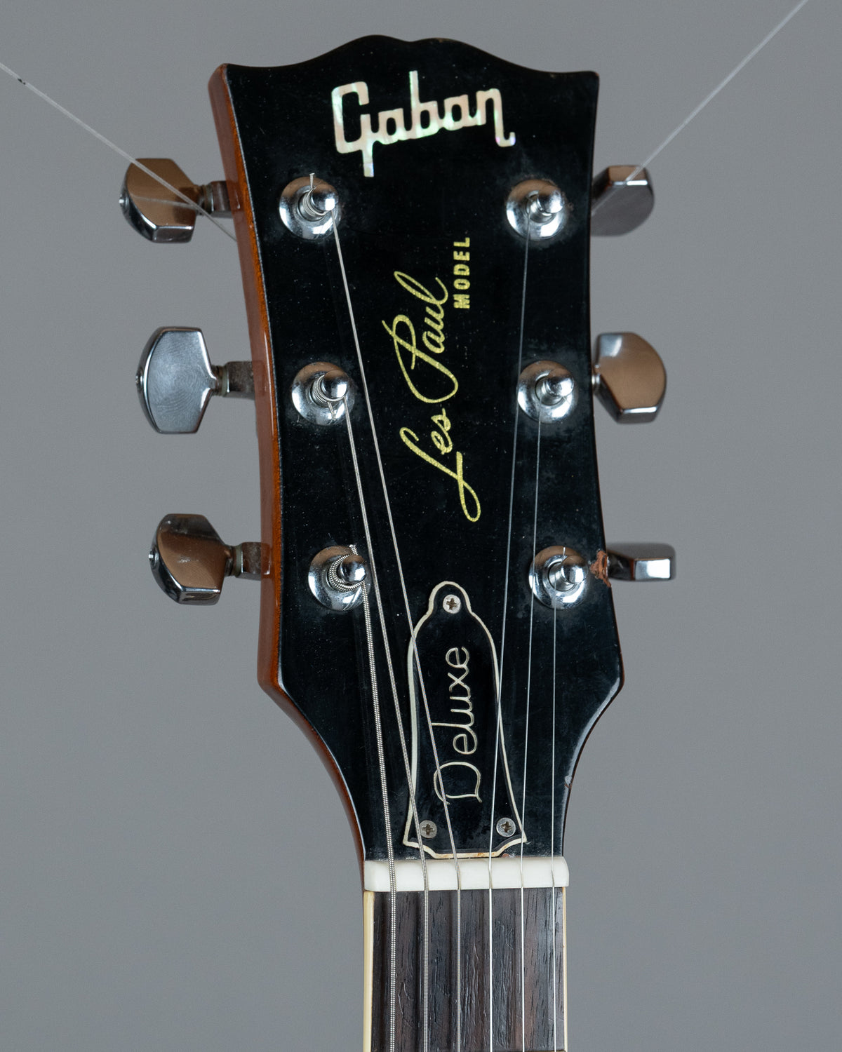 c1973 Gaban FLG-DX750G 'Les Paul Deluxe' (Japan, Goldtop)