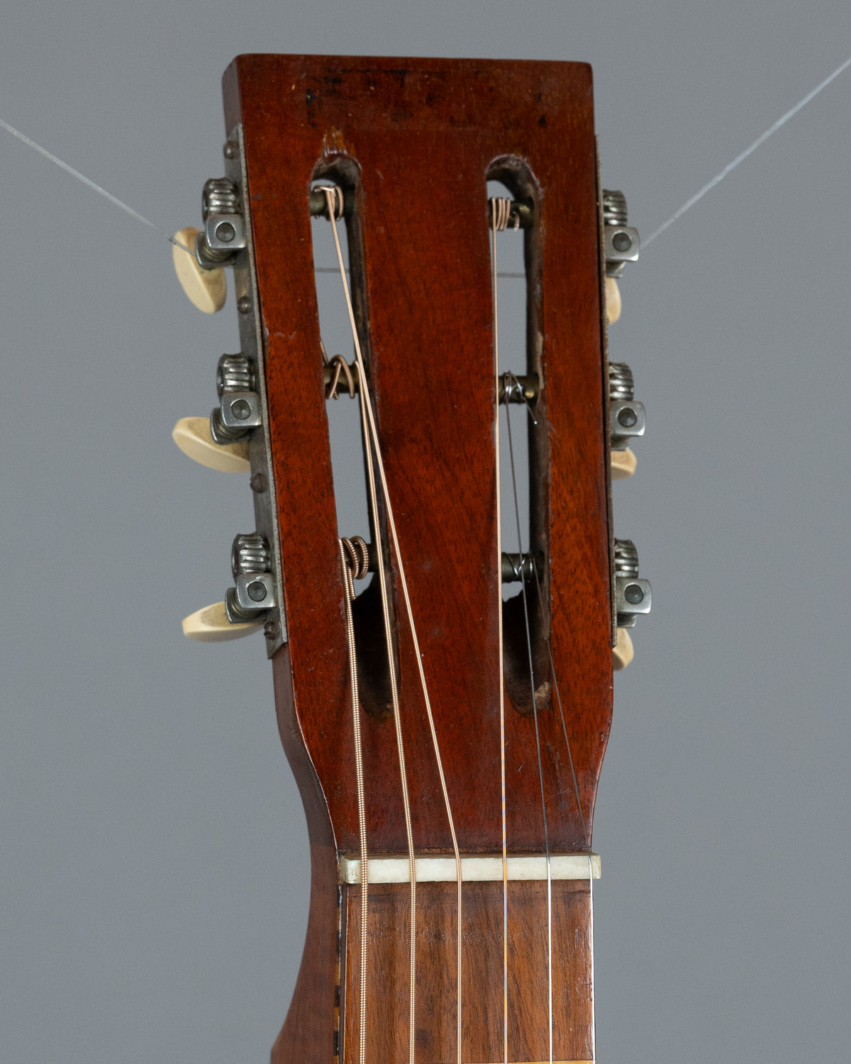 c1920s Hilo Hawaiian Steel Style 650 - Oscar Schmidt (USA, Koa, OHSC)
