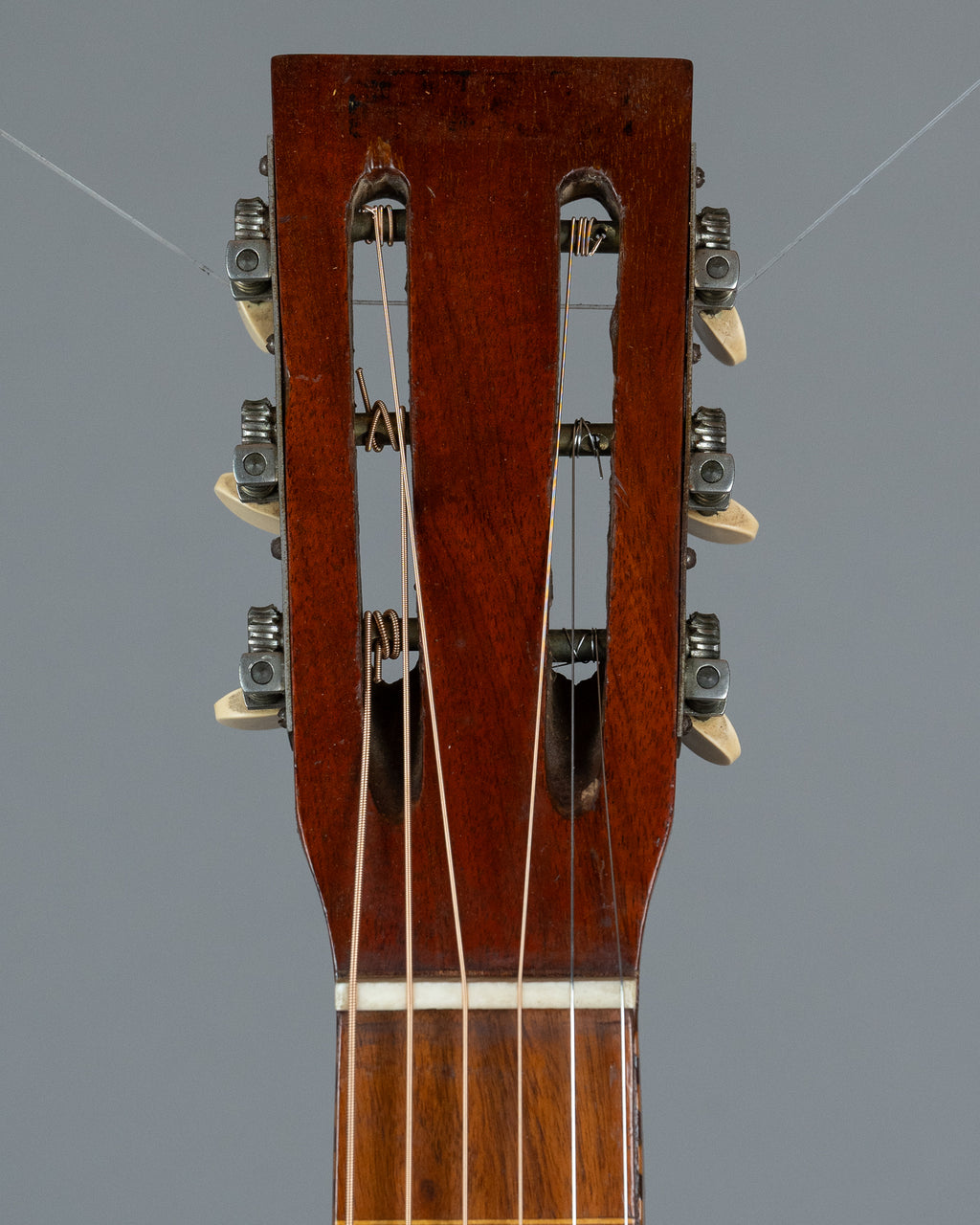 c1920s Hilo Hawaiian Steel Style 650 - Oscar Schmidt (USA, Koa, OHSC)