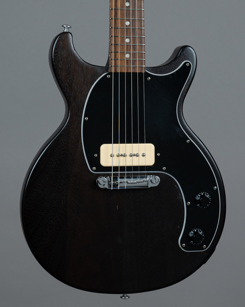 2013 Gibson Les Paul Junior DC Tribute (USA, Worn Ebony, OGB)
