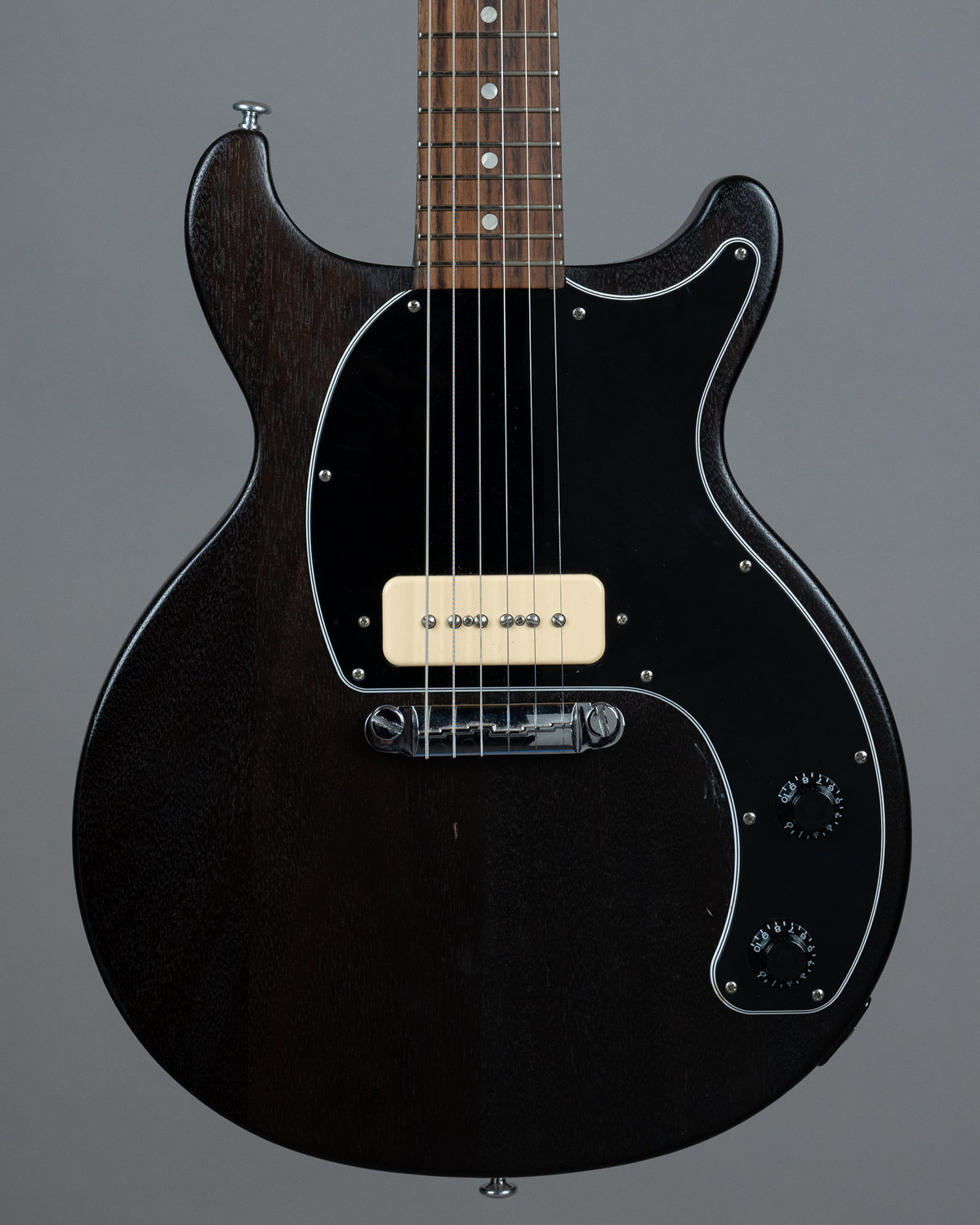 2013 Gibson Les Paul Junior DC Tribute (USA, Worn Ebony, OGB)
