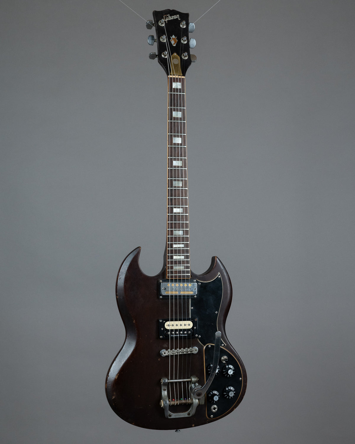 c1972 Gibson SG Deluxe MOD (USA, Walnut, HSC)