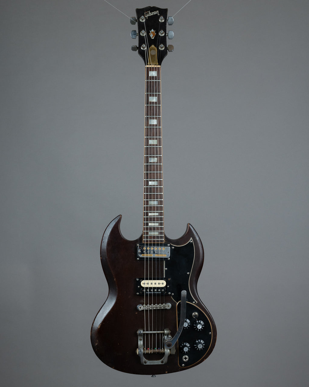 c1972 Gibson SG Deluxe MOD (USA, Walnut, HSC)