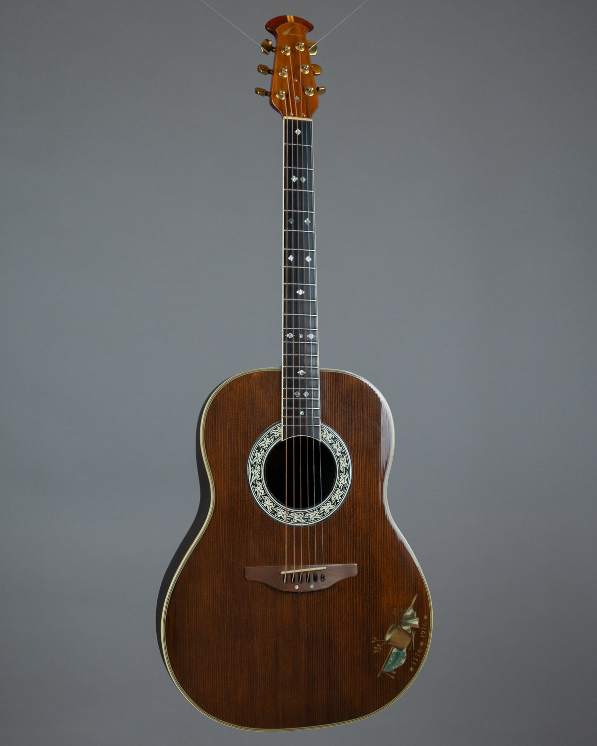 1976 Ovation Patriot Limited Edition (USA, Patriot Stain, OHSC)