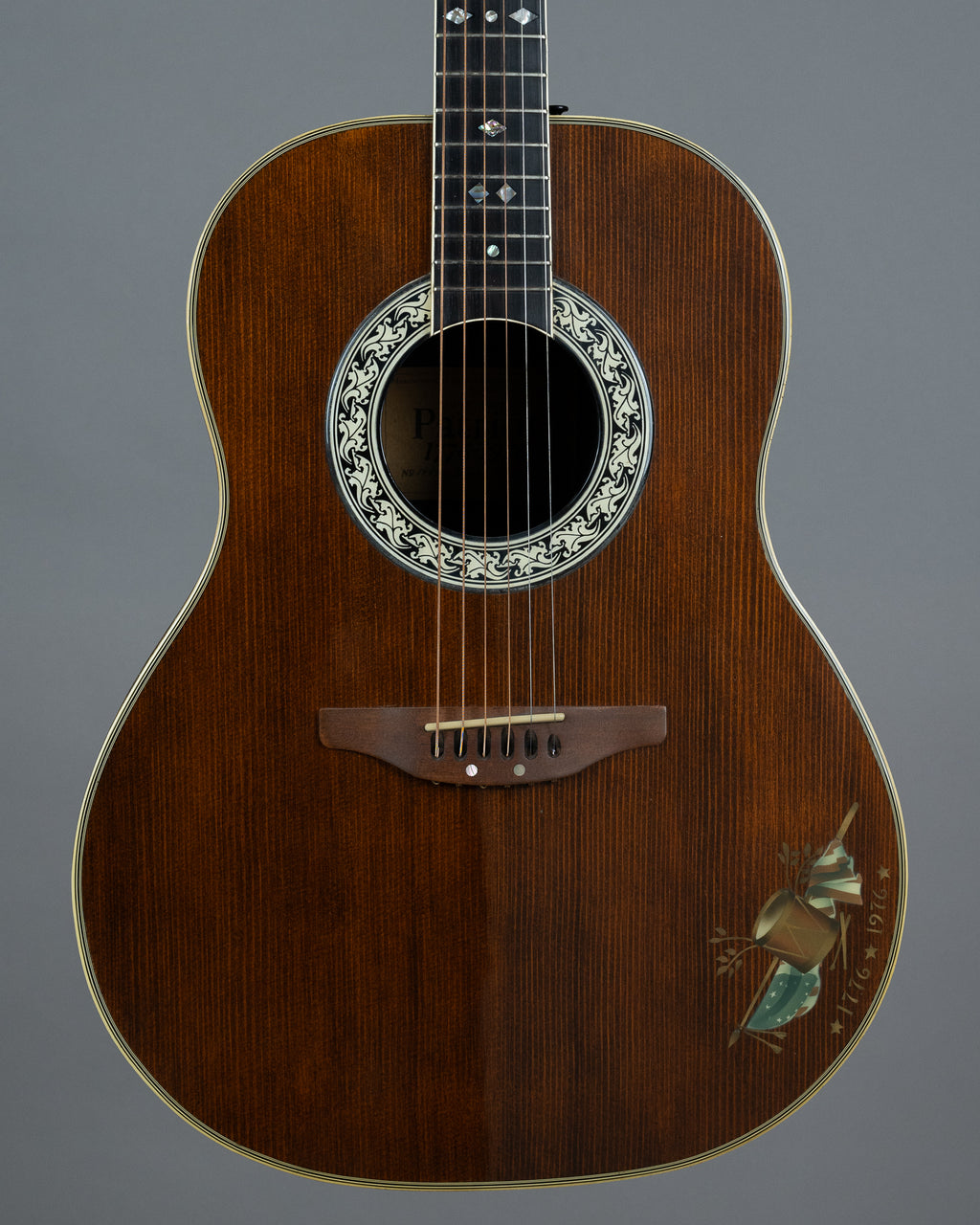 1976 Ovation Patriot Limited Edition (USA, Patriot Stain, OHSC)