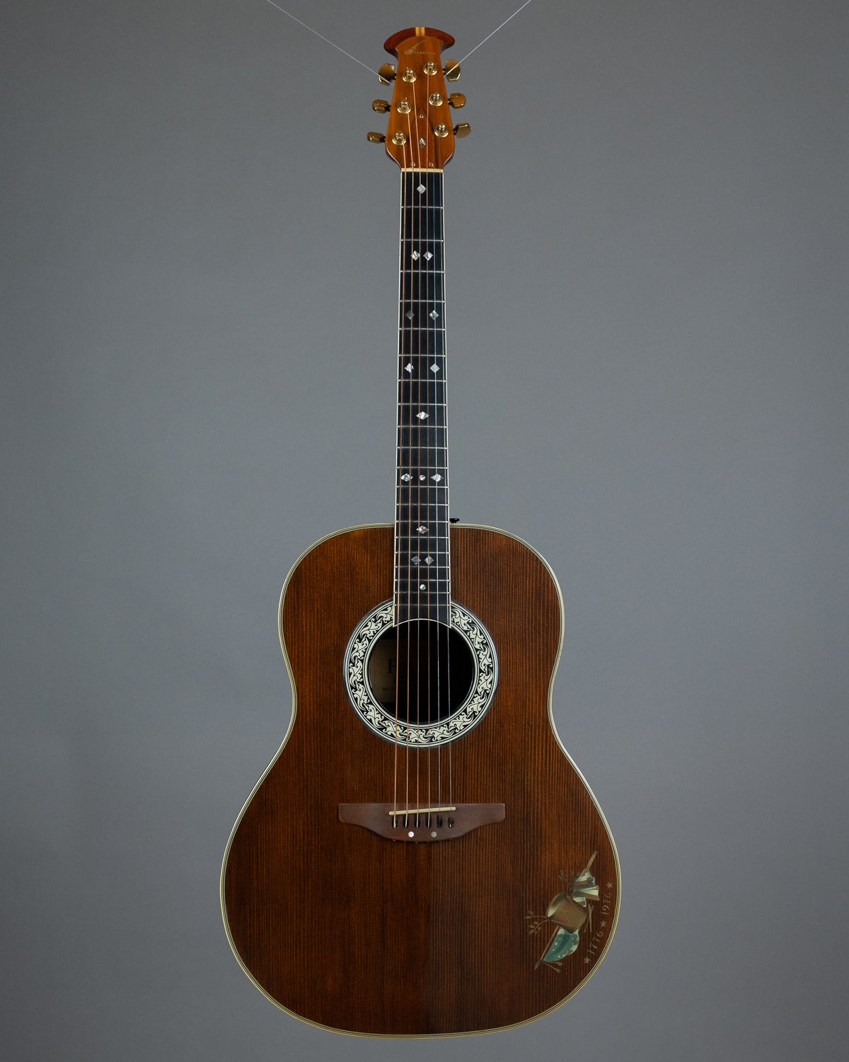 1976 Ovation Patriot Limited Edition (USA, Patriot Stain, OHSC)