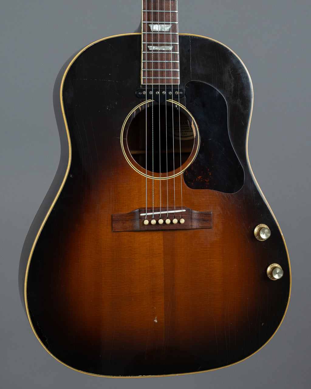 1991 Gibson J-160E (USA, Sunburst, X-Braced, OHSC)
