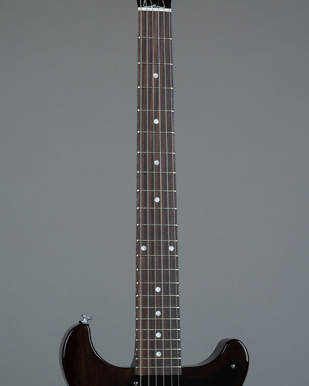 2024 Gibson Les Paul Junior DC Double Cut (USA, Dark Walnut, OHSC)