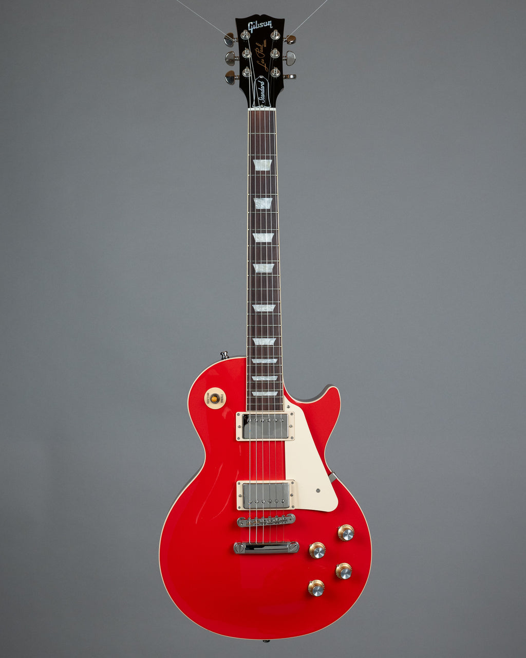 2023 Gibson Les Paul Standard 60s Plain Top (USA, Cardinal Red, OHSC)