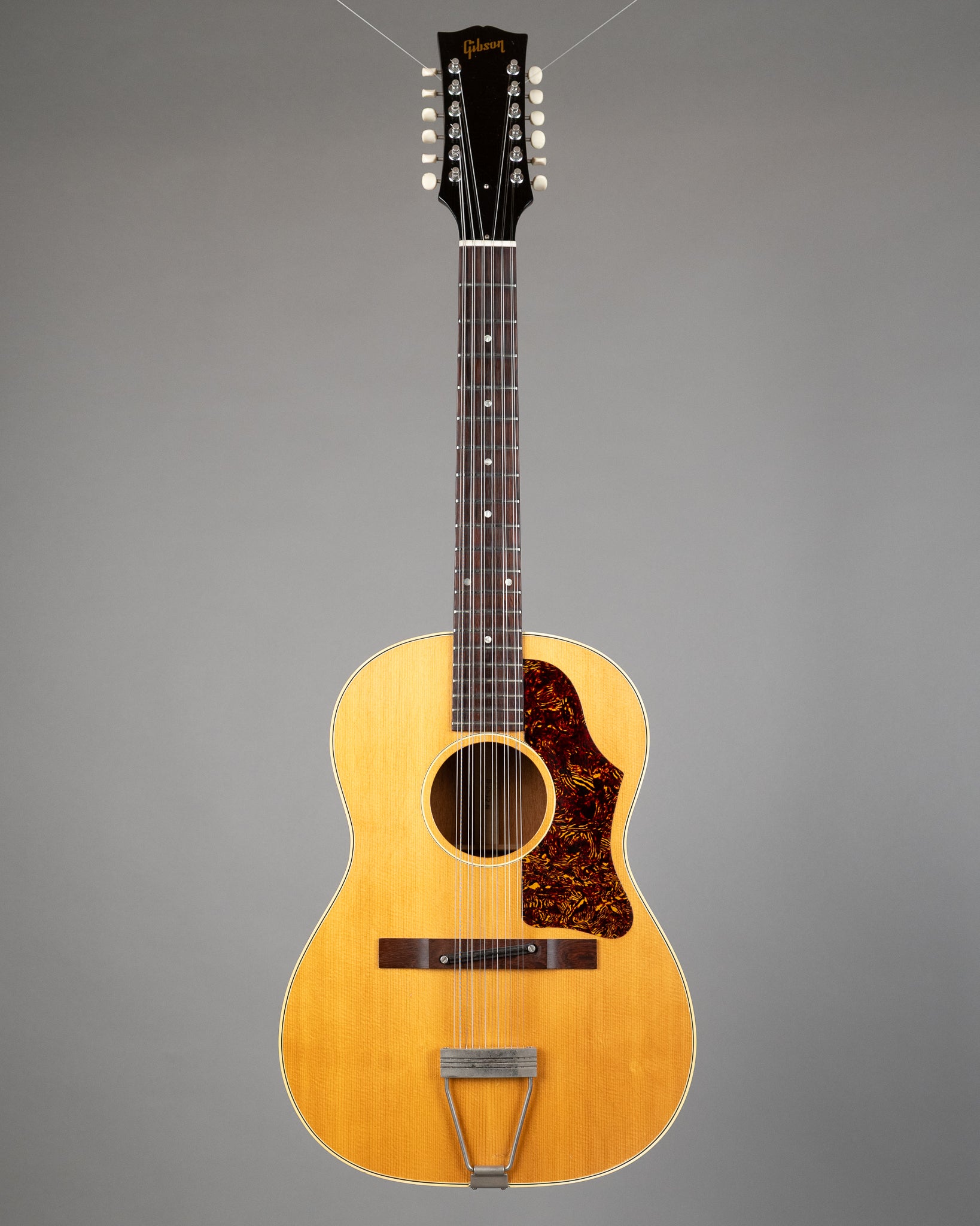 1967 Gibson B25-12 (USA, Natural, Pasteboard Case!)