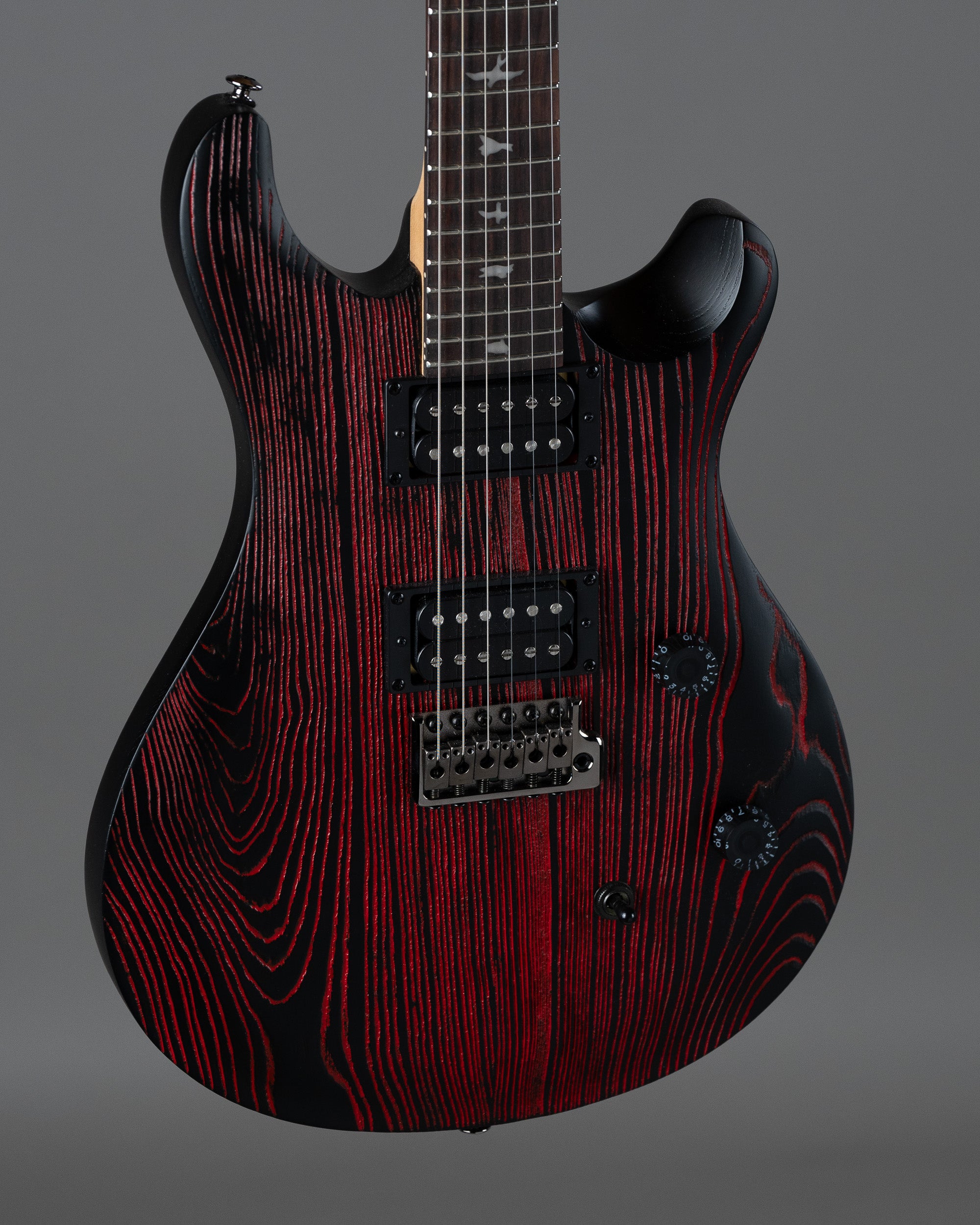 2024 PRS SE C24 Sandblasted Swamp Ash Limited Edition (Indonesia, Red, OGB)