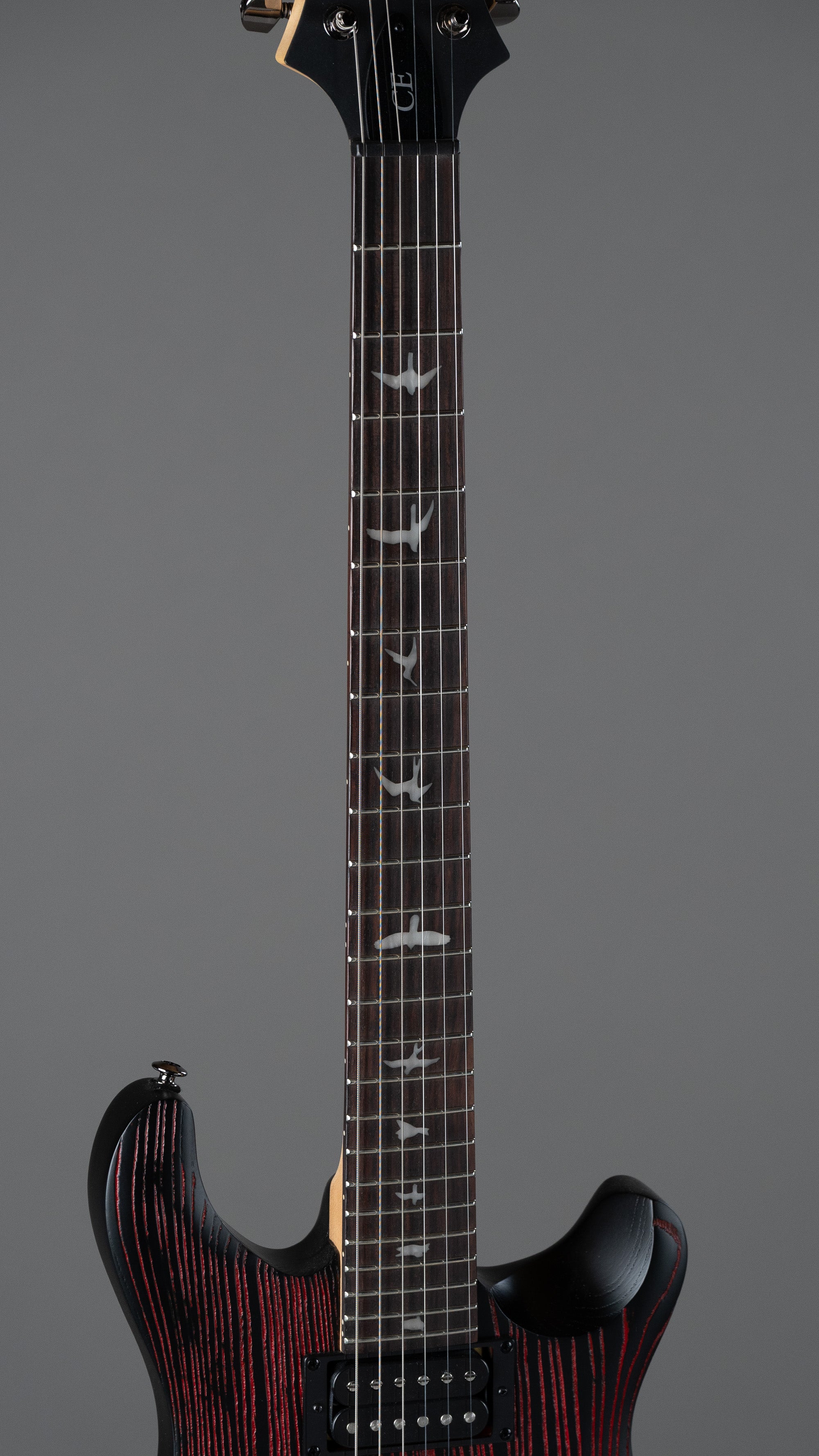 2024 PRS SE C24 Sandblasted Swamp Ash Limited Edition (Indonesia, Red, OGB)