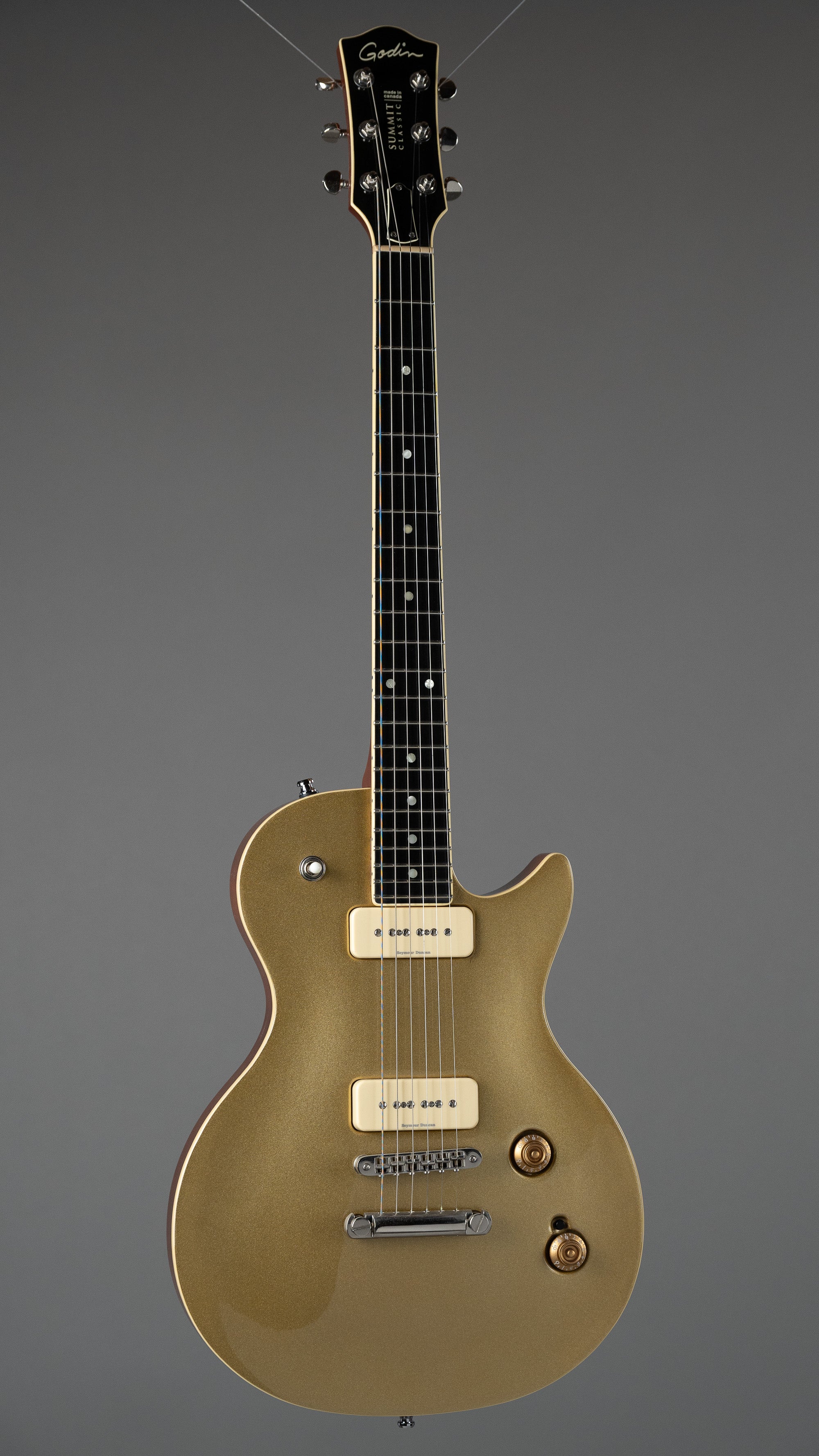 Godin Summit Classic P90 Gold Top (Canada, Goldtop, Gig Bag)
