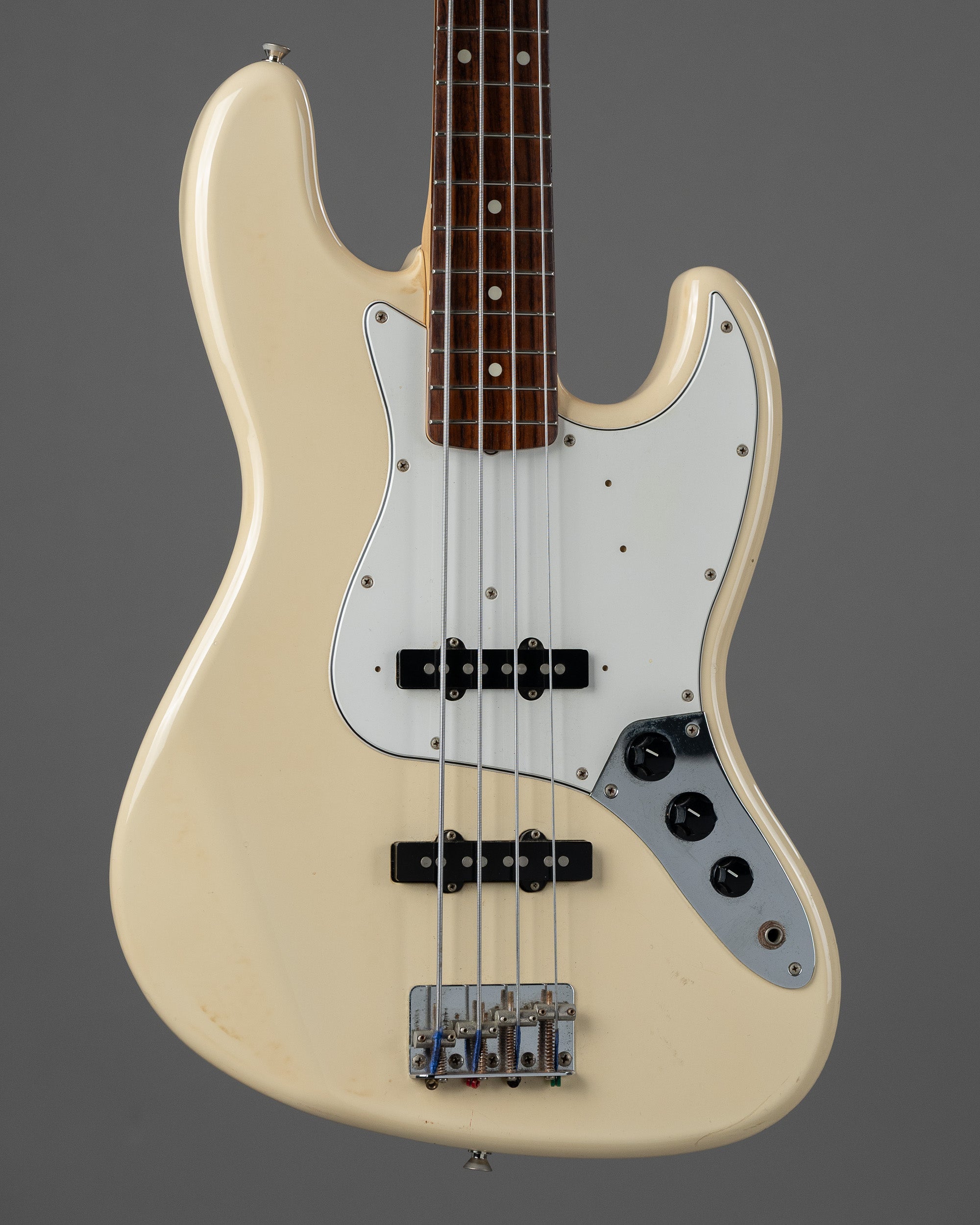 1994 Fender ST-45 Jazz Bass (Japan, White)