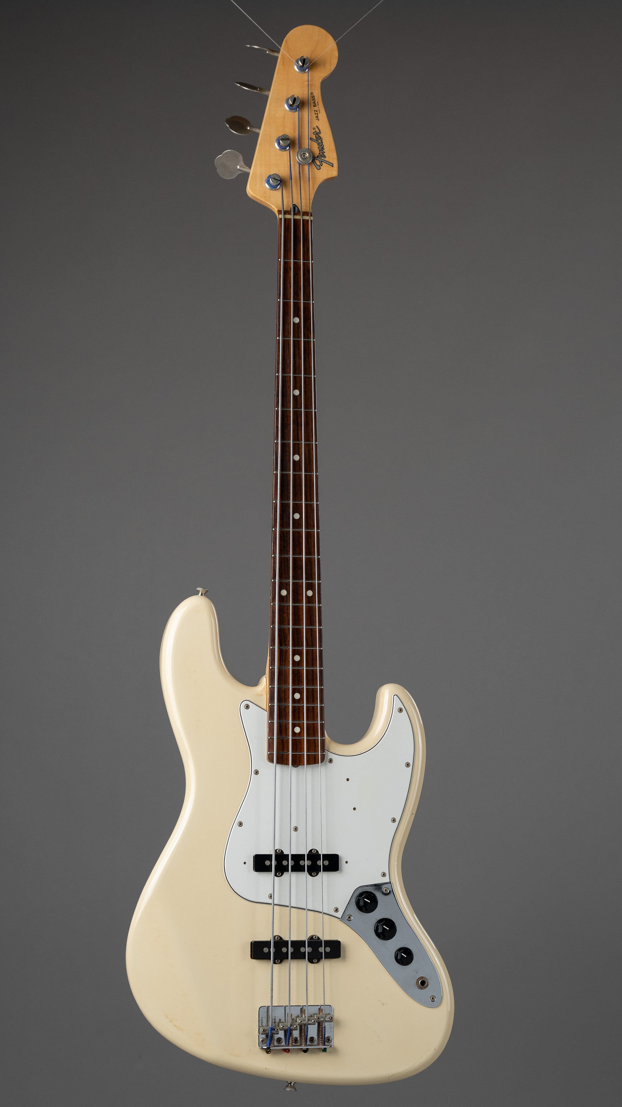 1994 Fender ST-45 Jazz Bass (Japan, White)