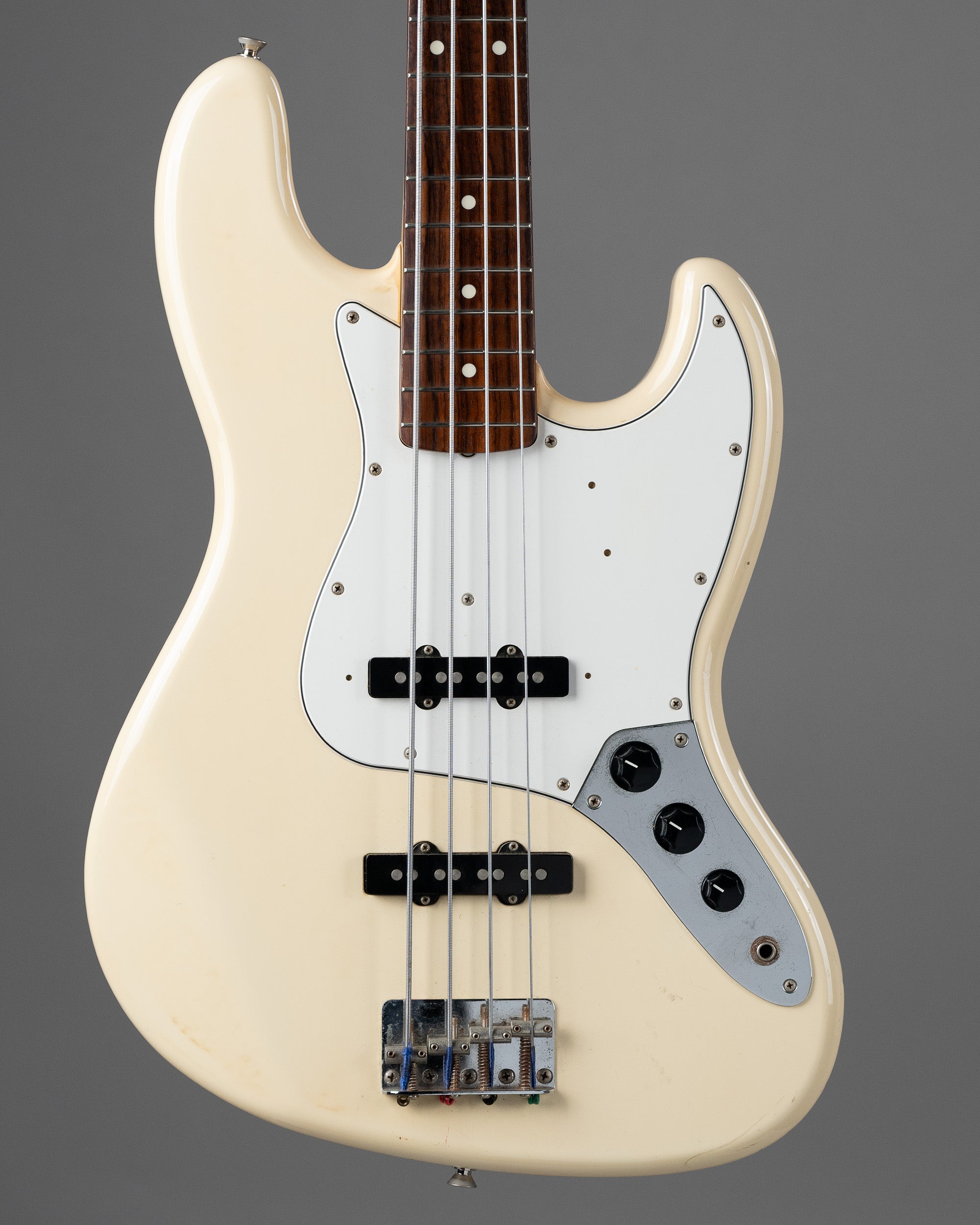 1994 Fender ST-45 Jazz Bass (Japan, White)