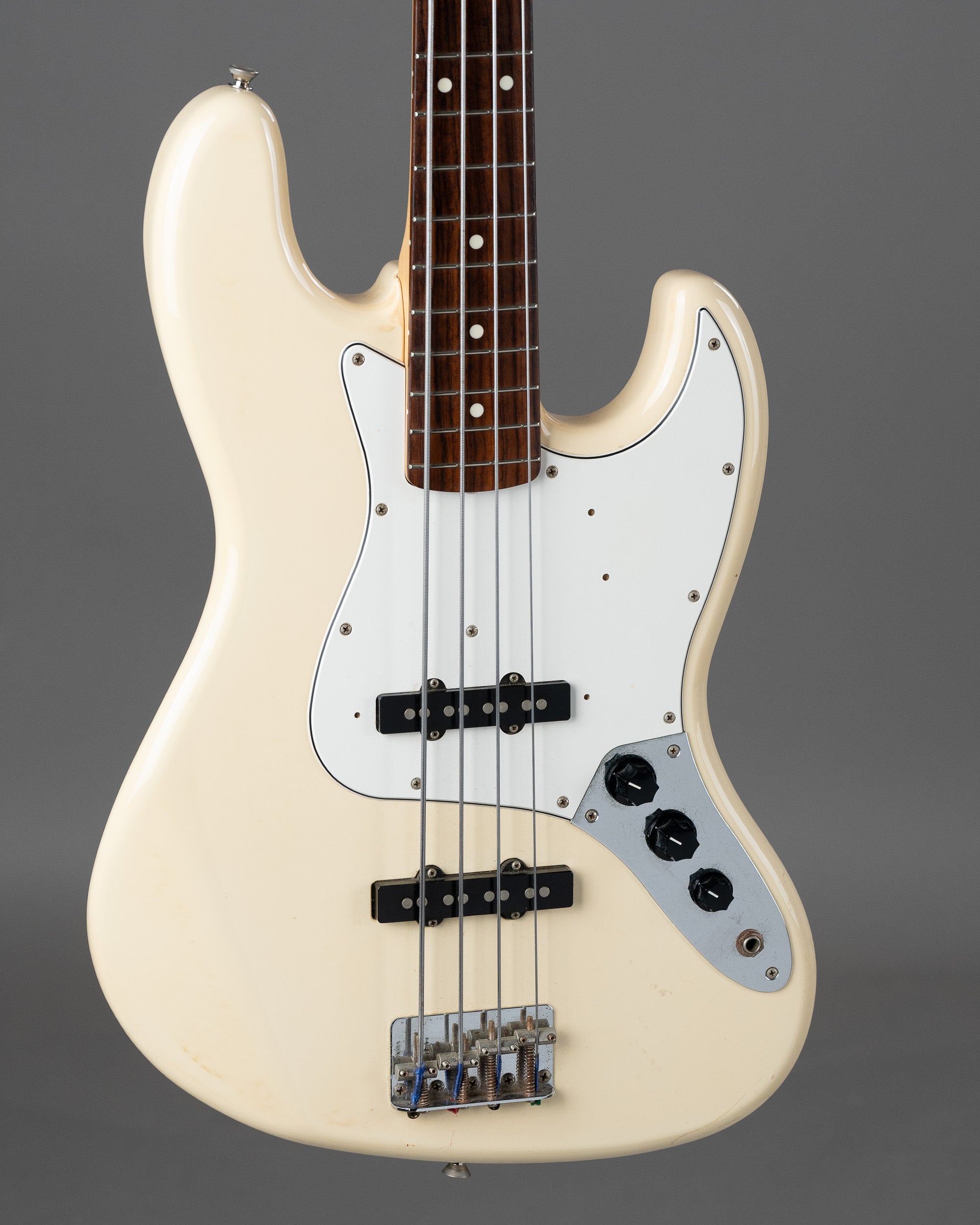 1994 Fender ST-45 Jazz Bass (Japan, White)
