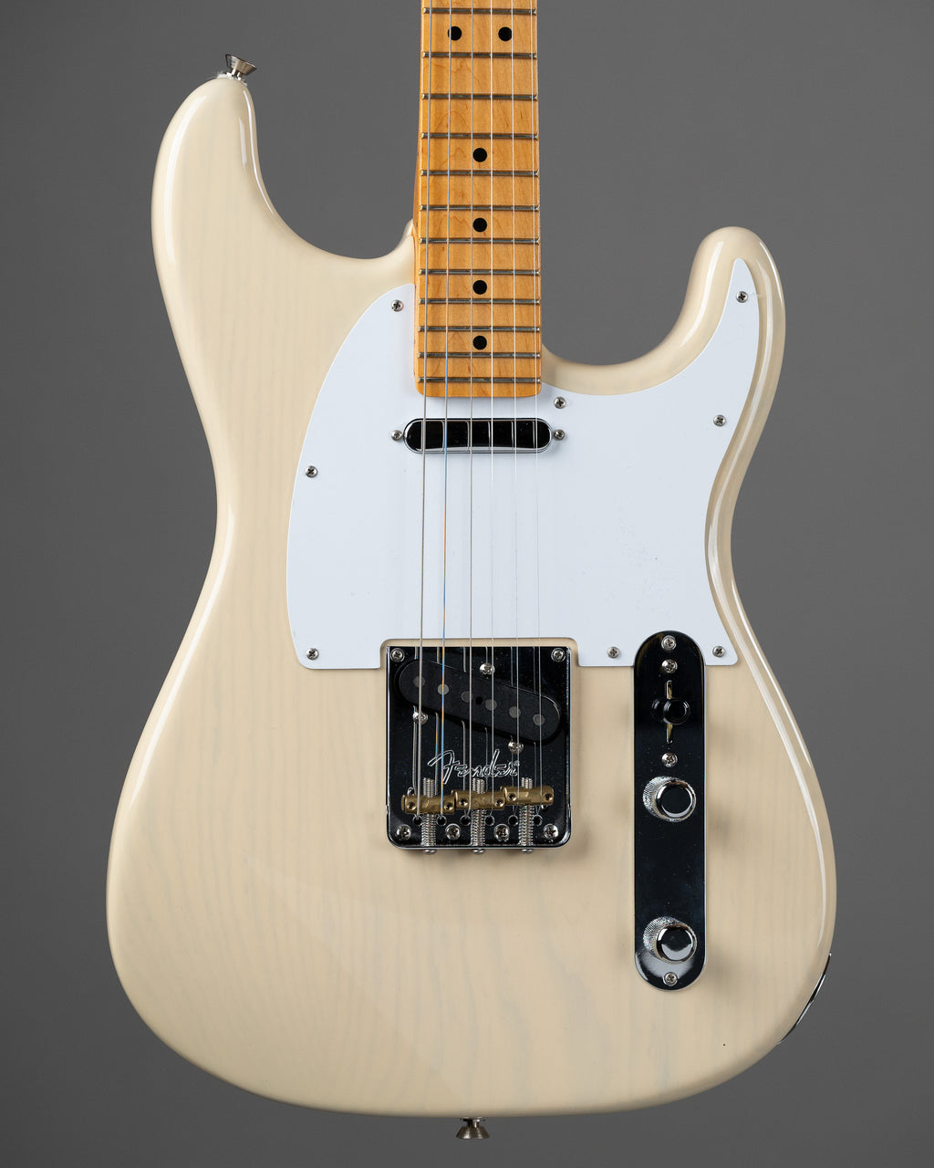 2018 Fender Limited Edition Parallel Universe Whiteguard Stratocaster (USA, Vintage Blonde, OHSC)